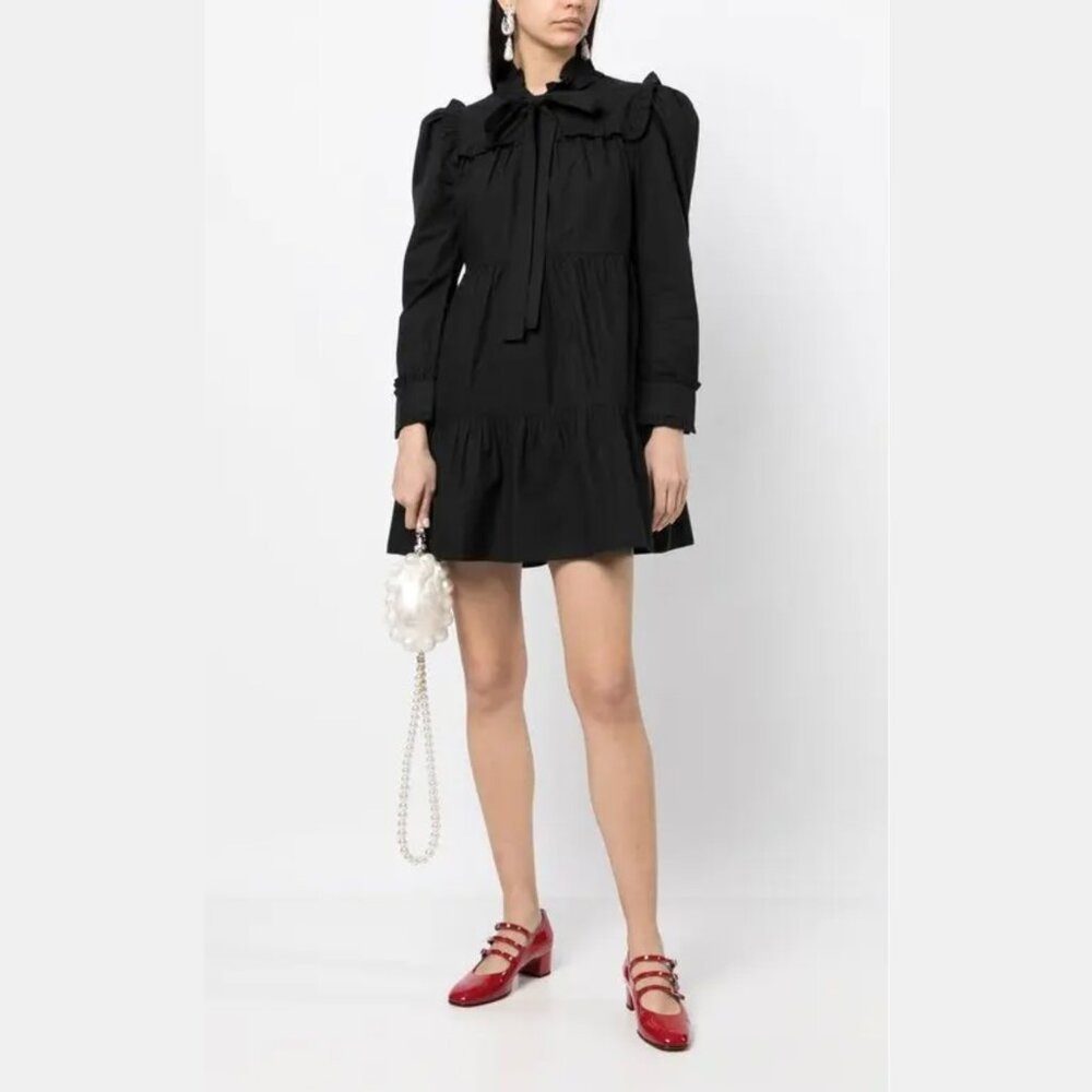 NWT BATSHEVA Mina Dress in Black, Size 2
